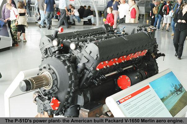 Packard built V-1650 Merlin aero engine